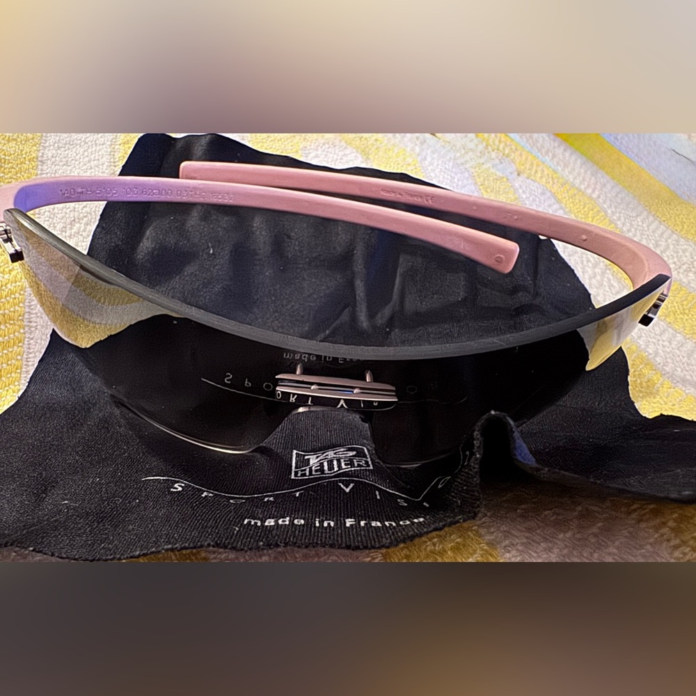 TAG Heuer Reflex Panorama View/ Zenith Pink Armed Sunglasses 🕶️ - Picture 2 of 9